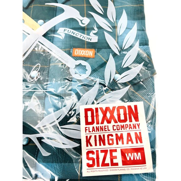 Lot (2) Dixxon Flannel Women's Medium Trailblazer and Kingman Blue/Red - Picture 8 of 8